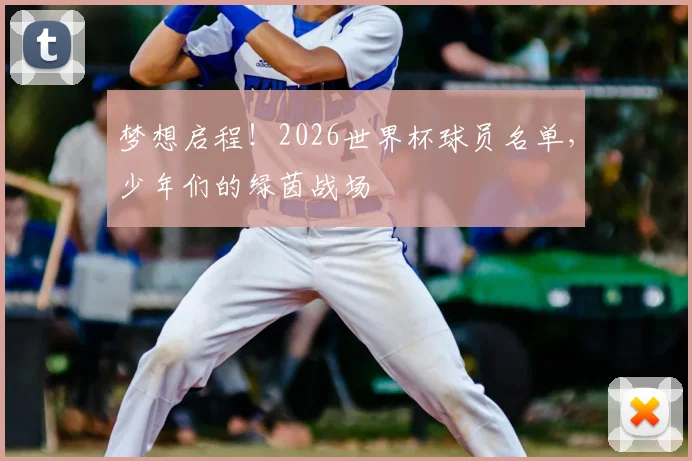 梦想启程！2026世界杯球员名单，少年们的绿茵战场